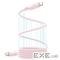 Кабель Baseus PicoGo Magnetic Liquid Silicone Type-C to Type-C 240W (1m) pink (P10376800411-00)