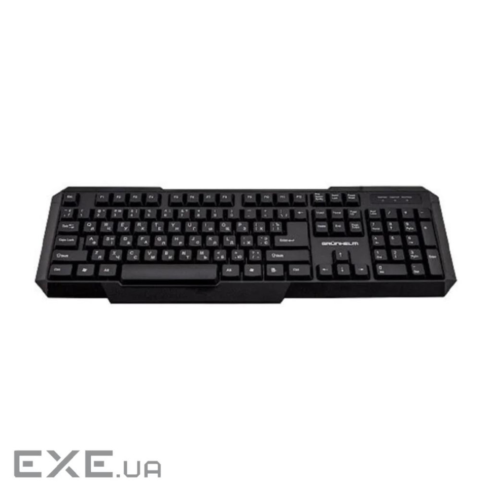 Клавіатура Grunhelm KB-103WD USB UA Black (109329)