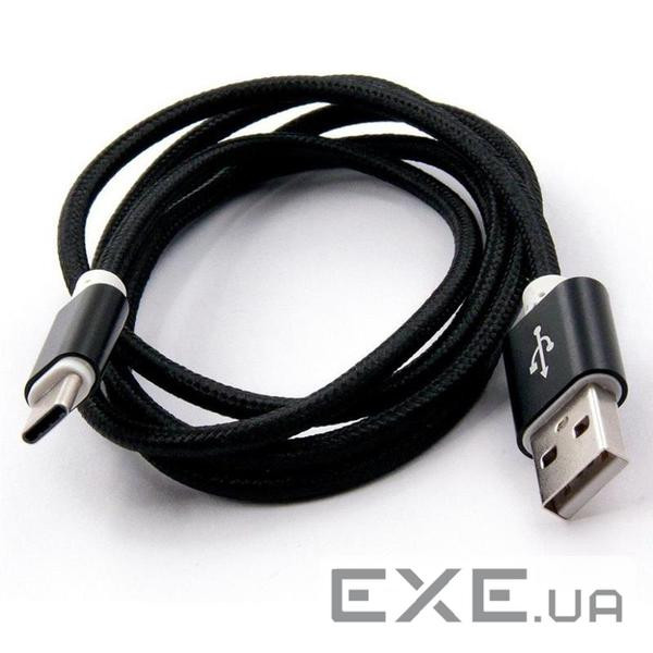 Дата кабель USB 2.0 AM to USB-C 1.5m black Dengos (NTK-TC-DL-BLACK)