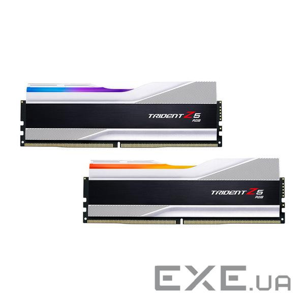 Модуль пам'яті G.SKILL Trident Z5 RGB Metallic Silver DDR5 7200MHz 32GB Ki (F5-7200J3445G16GX2-TZ5RS)