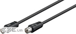 Кабель Goobay антенний-подовжувач RF: Coaxial M/F 15.0m,75 Ohm D=5.0mm (75.05.0912-18)