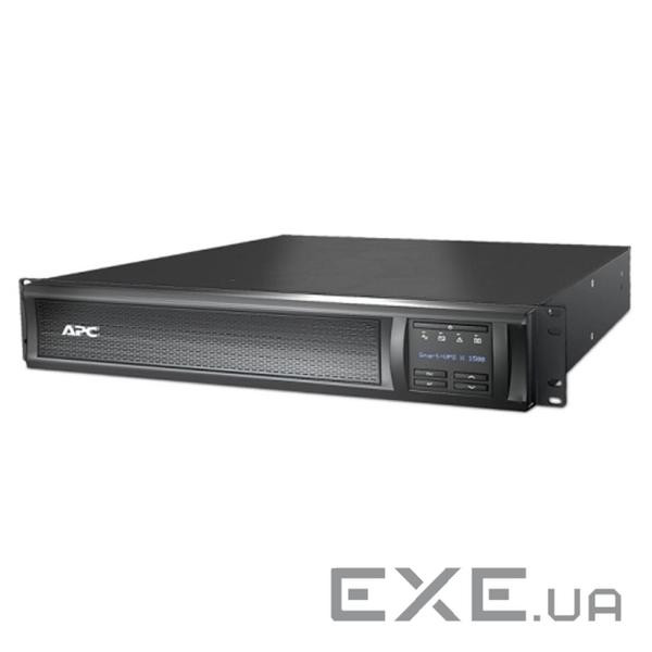 ДБЖ 1000W/ 1500VA,L-I,USB,LCD,Smart Slot,RM 2U Netw ork Card APC (SMT1500RMI2UNC)