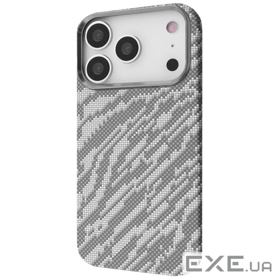 Чехол Gleam Case with Magnetic Ring iPhone 17 Pro silver blaze (65182 silver blaze)