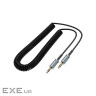 Кабель мультимедійний 3.5mm M to 3.5mm M 3.0m Black HOCO (6942007631235)