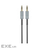 Кабель мультимедійний 3.5mm M to 3.5mm M 3.0m Black HOCO (6942007631235)