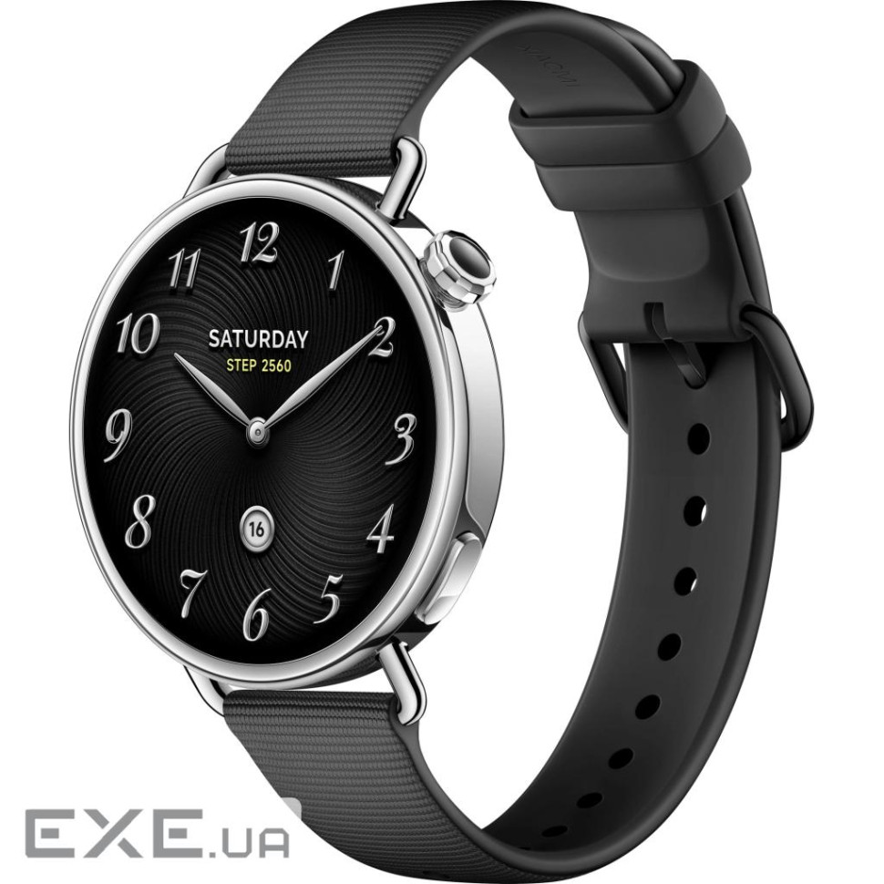 Смарт-годинник Xiaomi Watch S4 41mm Fluororubber Strap Чорний BHR07VRGL (1168292)