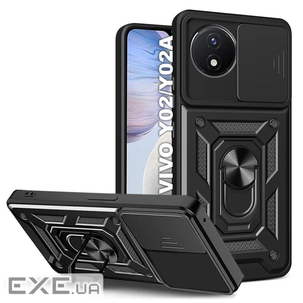 Чохол до мобільного телефона BeCover Military Vivo Y02/Y02A Black (710026)