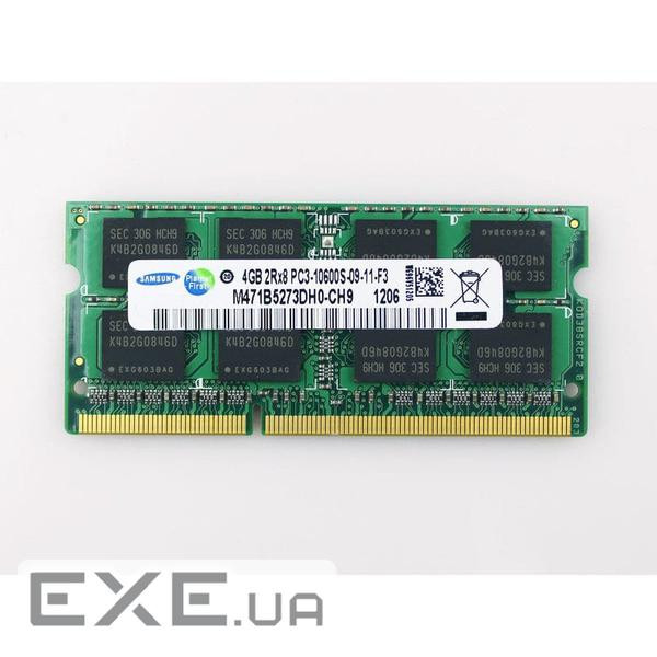 Модуль пам'яті SAMSUNG SO-DIMM DDR3 1333MHz 4GB (M471B5273DH0-CH9)