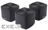 Маршрутизатор ASUS ZenWiFi XD4 3PK PLUS black AX1800 1xGE LAN 1x1GE WAN WPA3 OFDMA (90IG07M0-MO3C50)
