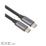 Дата кабель USB-C to USB-C 2.0m 100W USB3.1 20Gbps 4K60Hz Cabletime (CA914234)