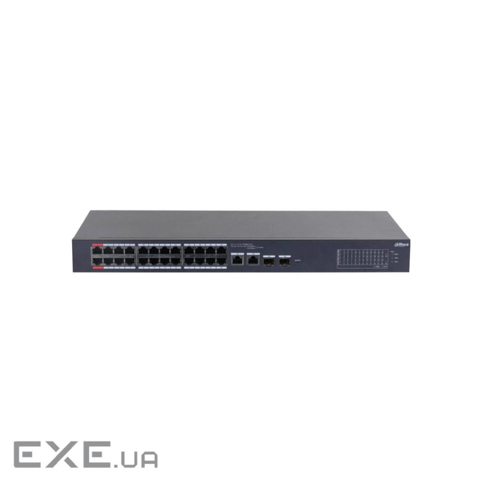 24-портовий керований з PoE Dahua DH-CS4226-24ET-240