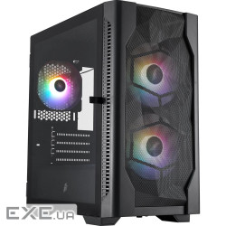 Корпус 1STPLAYER DK D4-M Black (D4-M-BK-2F1P-1F1)