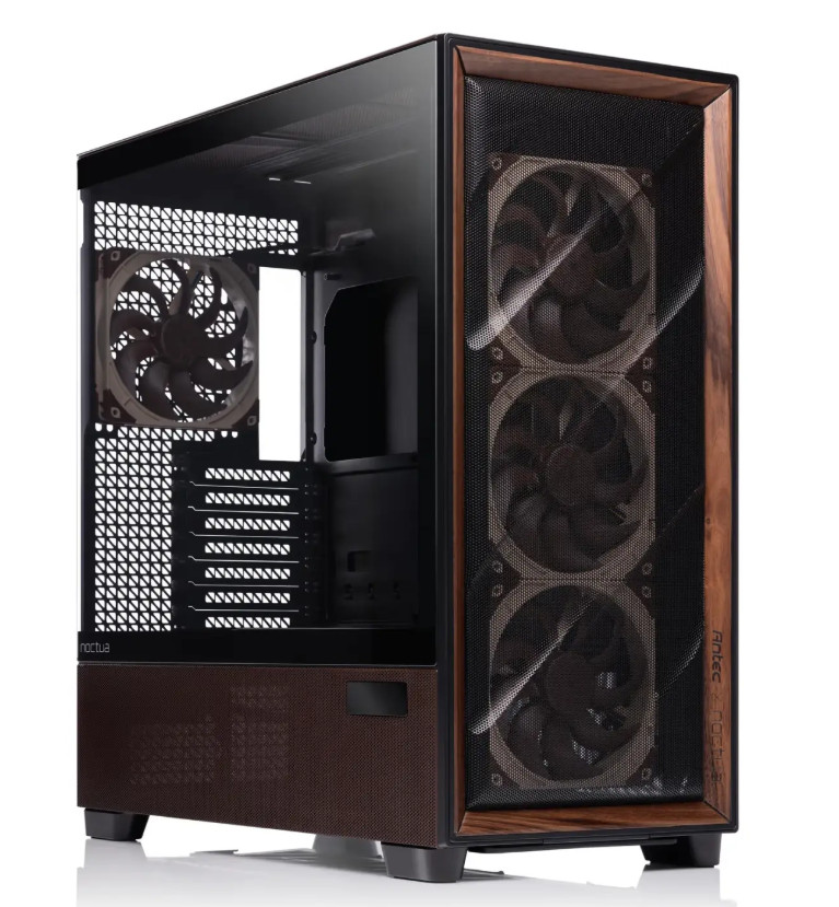 Корпус FULL Tower Antec Flux Pro NOCTUA Edition Mini-ITX, mATX, ATX, E-ATX, 245x545x530мм без БП