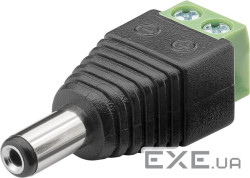 Роз"єм Jack DC-конектор,/M Terminal Block 5.5x2.1mm 5.0,чорний (75.07.6747-1) (75.07.6747-1)