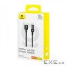 Кабель Baseus Gem Fast-Charging Type-C 100W 1m white (P10373002211-00)