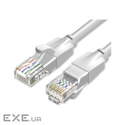 Патч-корд 1м, UTP cat 6 RJ-45 gray Vention (IBEHF)
