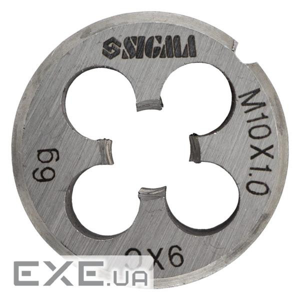 Плашка Sigma М10x1.0мм (1604261)