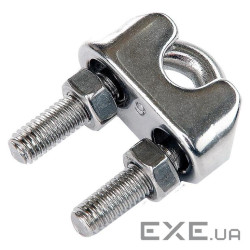 Затискач для троса нержавіючий APRO 6мм DIN741 (10шт) )