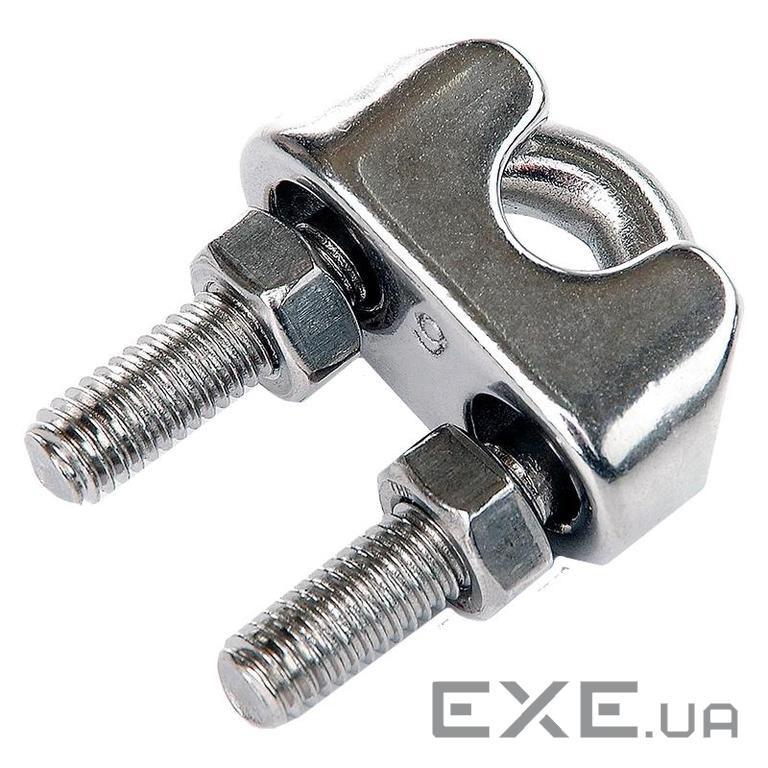 Затискач для троса нержавіючий APRO 6мм DIN741 (10шт) )