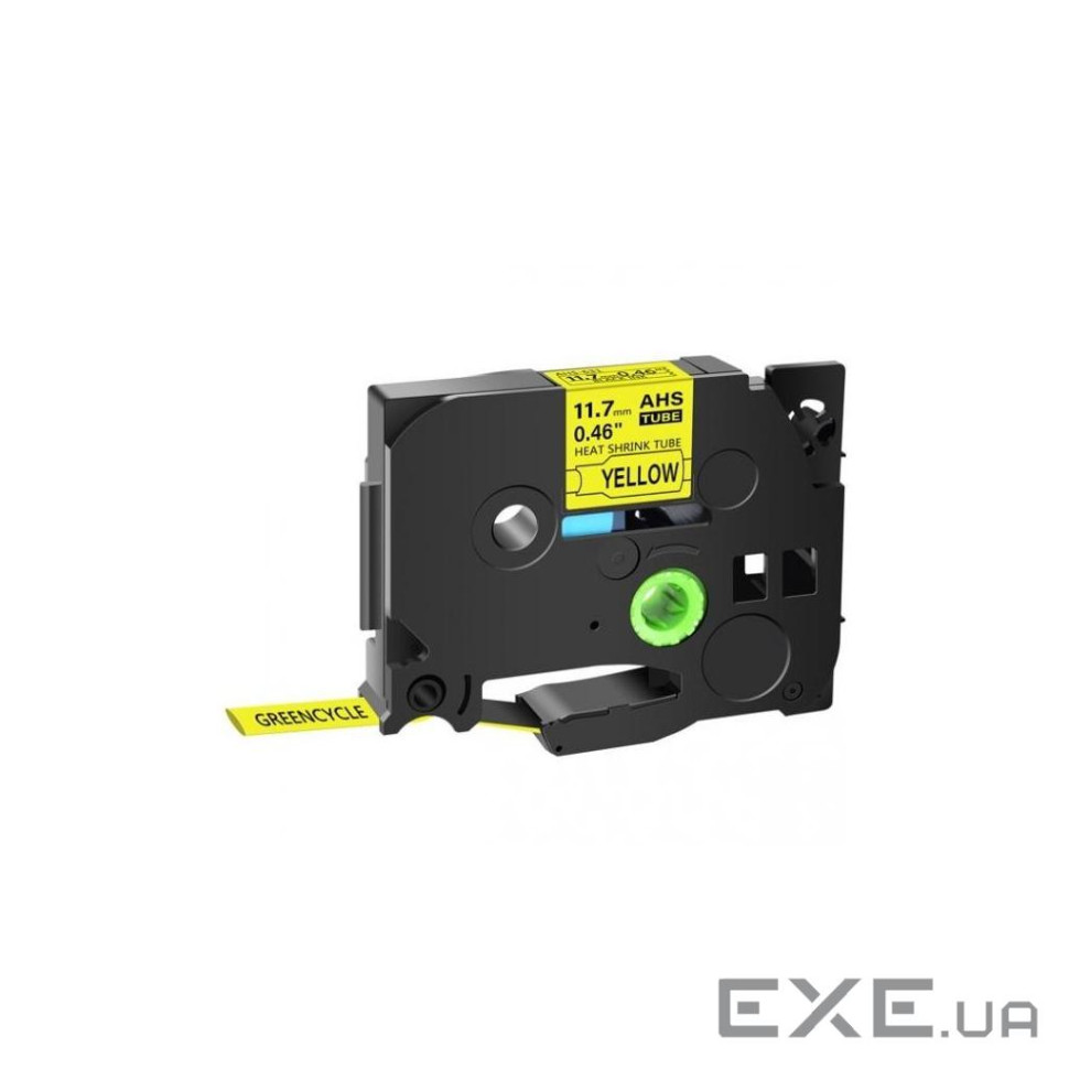 Стрічка для принтера етикеток UKRMARK трубка термозбіжна сумісна з HSe-631, 11,7мм х 1,5м, (900412)