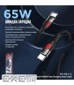 Кабель Remax Lesu Type-C to Type-C PD 65W 1M Чорний (RC-195)