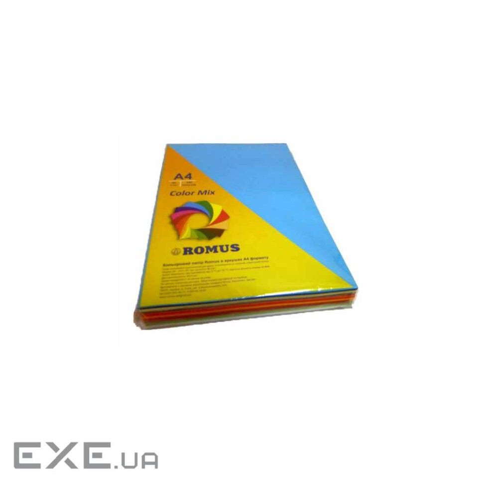Папір Romus A4 80 г/м2 245sh, 7colors, Mix Color (R51048)