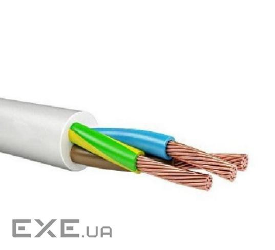 Кабель Одескабель ПВСм 2 * 2,5 + 1 * 2,5 ціна за метр (бух.150м) білий (5336 150м)