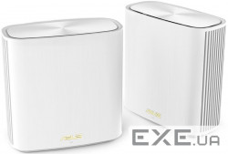 Wi-Fi Mesh система ASUS ZenWiFi XD6S White 2-pack (90IG06F0-MO3B40)