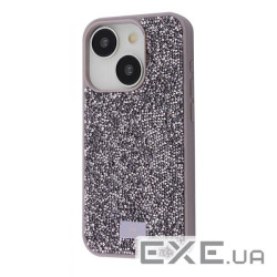 Чохол Bling World Rock Diamond (TPU) iPhone 15 gray titanium (55605 gray titanium)