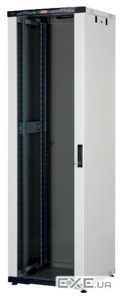 Шафа підлогова 19" 36U 600x800мм, передні двері скляні, LCD-термометр, навант (LN-CK36U6080-LG)