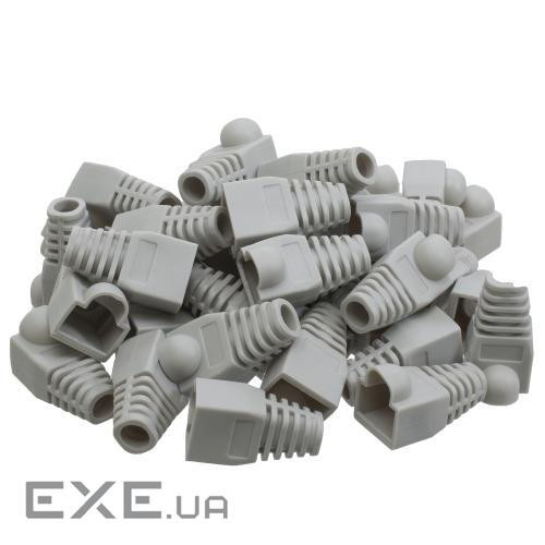 Ковпачок Patron RJ45, ізолюючий, Gray, 40 шт (CAP-RJ-45-40)