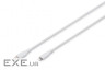 Кабель USB-C > Lightning заряджання/синхронізації, DIGITUS, 2м, USB 2.0, 60W, силі (AK-600110-020-W) (AK-600110-020-W)