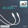Кабель USB-C > Lightning заряджання/синхронізації, DIGITUS, 2м, USB 2.0, 60W, силі (AK-600110-020-W) (AK-600110-020-W)