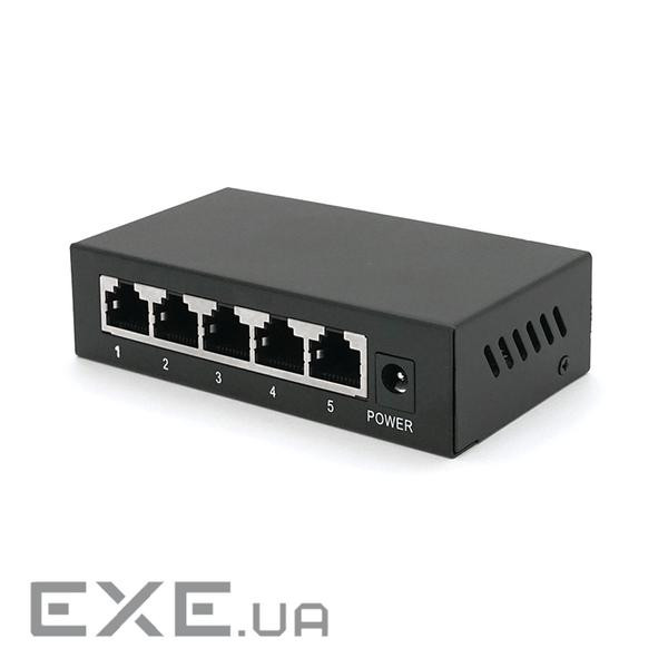 POE комутатор Merlion 4 POE 10 / 100+1 RJ45 10 / 100 зовнішній блок живлення 52V 0,92A (YT26648) 52V 0,92A (YT26648)