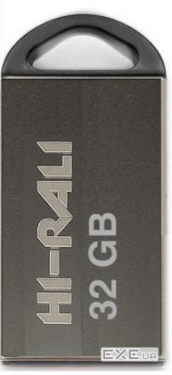 Флеш накопичувач USB 32Gb Hi-Rali Mini Fit, Black, USB 2.0 (HI-32GBMINFIT) (H (HI-32GBMINFIT  Black)