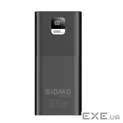 Универсальная мобильная батарея Sigma mobile X-Power SI30A6QLX 30000mAh Black (4827798835111)