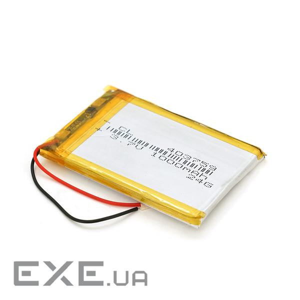 Літій-полімерний акумулятор 4*37*59mm (Li-ion 3.7В 1100мА&middot,ч) (043759) ) (043759)