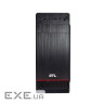 Корпус GTL T1610 Black, без БП, Mini Tower, Micro ATX/Mini ITX, 2xUSB 2.0, 370x176x410 мм, 0.4 мм ,