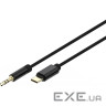 Перехідник USB-C to stereo audio 3.5mm (CDLA) 1.5m Cablexpert (CCA-CM3.5M-1.5M)