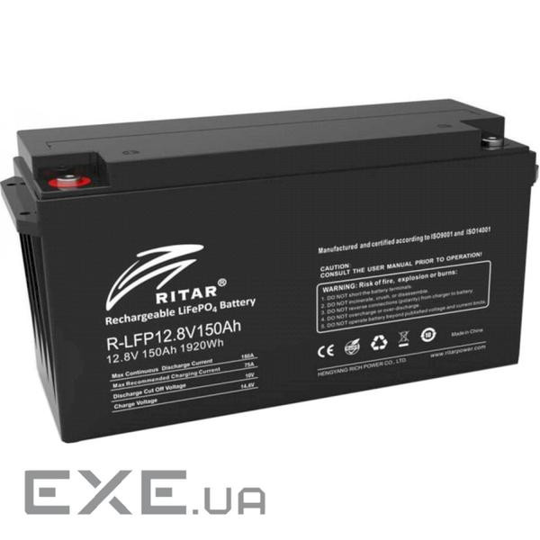 Акумуляторна батарея RITAR LiFePO4 R-LFP 12.8V 150Ah (12.8В, 150Агод ) (R-LFP12.8V150Ah)