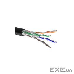 Кабель мережевий OK-Net UTP cat.5e 305м зовнішній (U/UTP-cat.5Е) (КПП-ВП (250) 4*2*0,57)