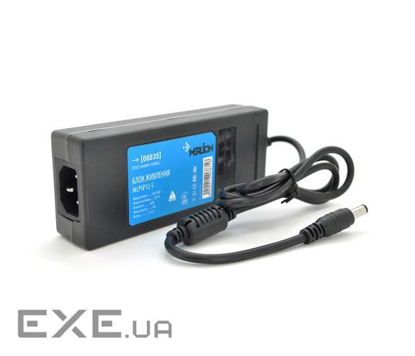 Імпульсний адаптер живлення Merlion MLPSP12-5, 12В 5А (60Вт )
