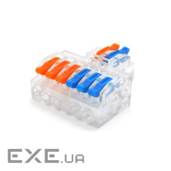 Клемна колодка з натискними затискачами 2х6-дроти PCT-426 для розподільних (PCT-426 прозора) )