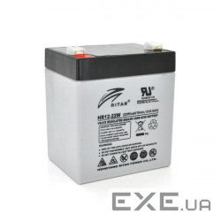 Акумуляторна батарея AGM RITAR HR1222W, Gray Case, 12V 5.0Ah