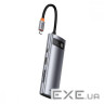 Порт-реплікатор BASEUS Metal Gleam Series 7-in-1 Multifunctional Type-C Hub Docking Sta (WKWG020113)