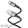 Кабель BOROFONE BX83 Type-C Famous silicone charging data cable Black (6974443386417)