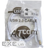 Кабель для принтера USB 2.0 AM/BM 1.5m ferite Atcom (5474)