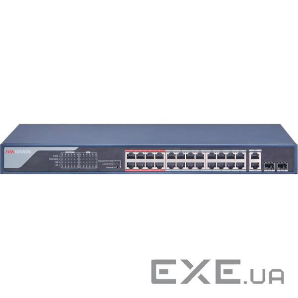 Комутатор мережевий Hikvision DS-3E0326P-E(B)