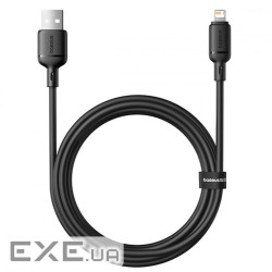 Кабель Baseus Silky Series Fast Charging Lightning 2.4A (2m) black (P10377702113-01)