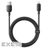 Кабель Baseus Silky Series Fast Charging Lightning 2.4A (2m) black (P10377702113-01)